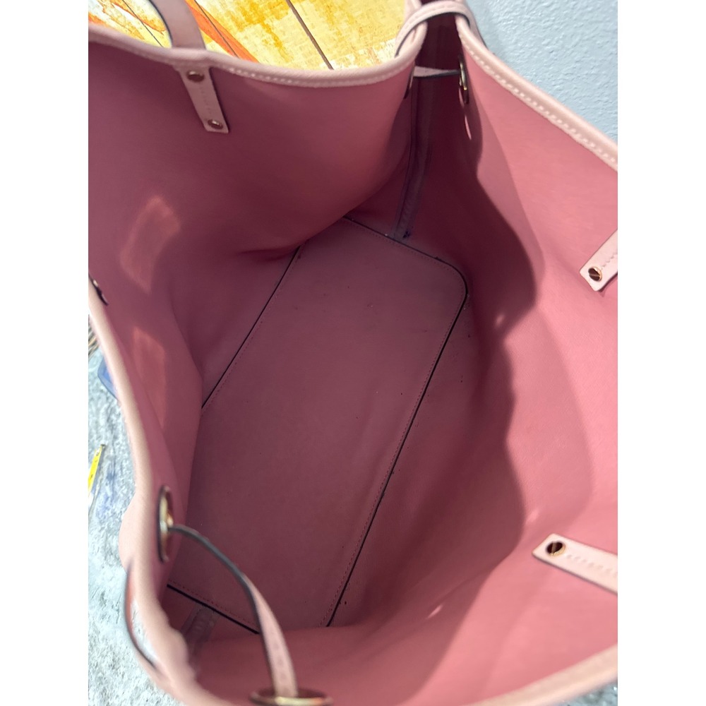 Michael Kors Arden Large Pebbled Leather Tote Bag in the "Powder Blush" shade - Picture 5 of 9
